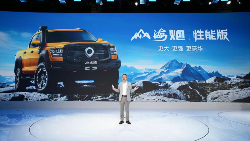 長城皮卡山海炮性能版成都車展首秀 長城皮卡山海炮性能版成都車展首秀